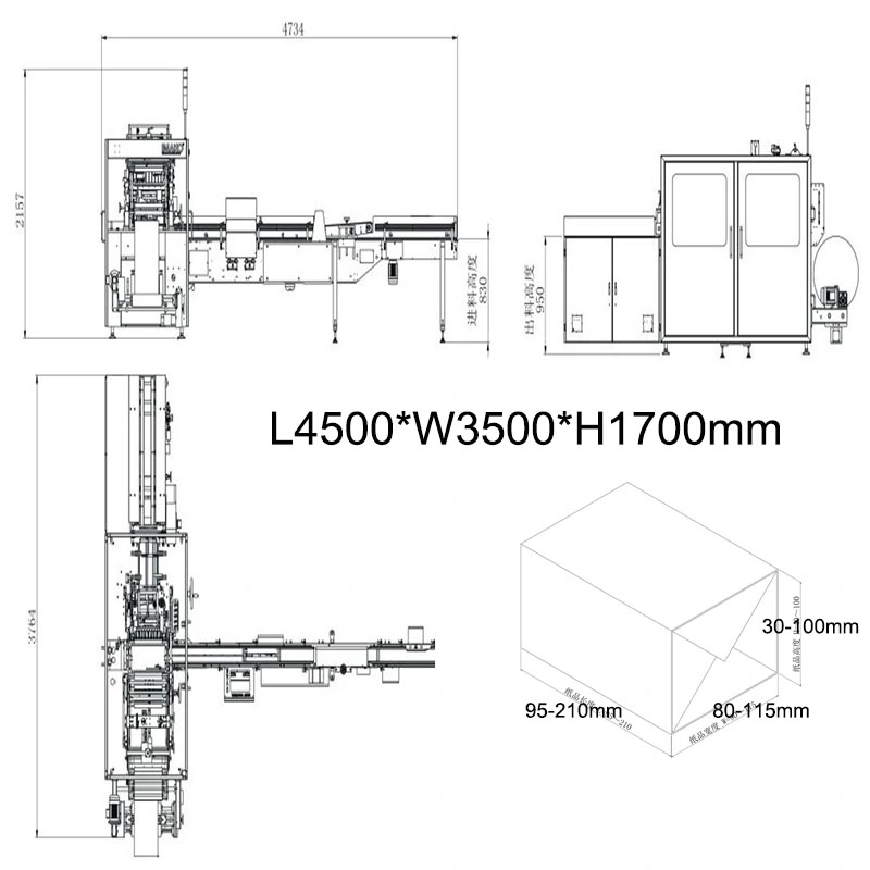 High Speed 100~160 Packs/Min Soft Serviettes/Napkin/Face/Facial Tissue Paper Packing Machine Cost