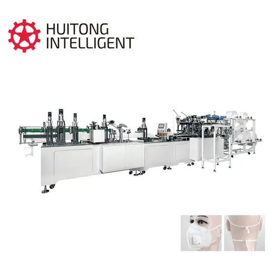Automatic Fold Face Mask Making Machine with Breathing Valve